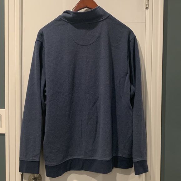 Van Heusen XXL Half Zip Sweater in Blue - Picture 6 of 6